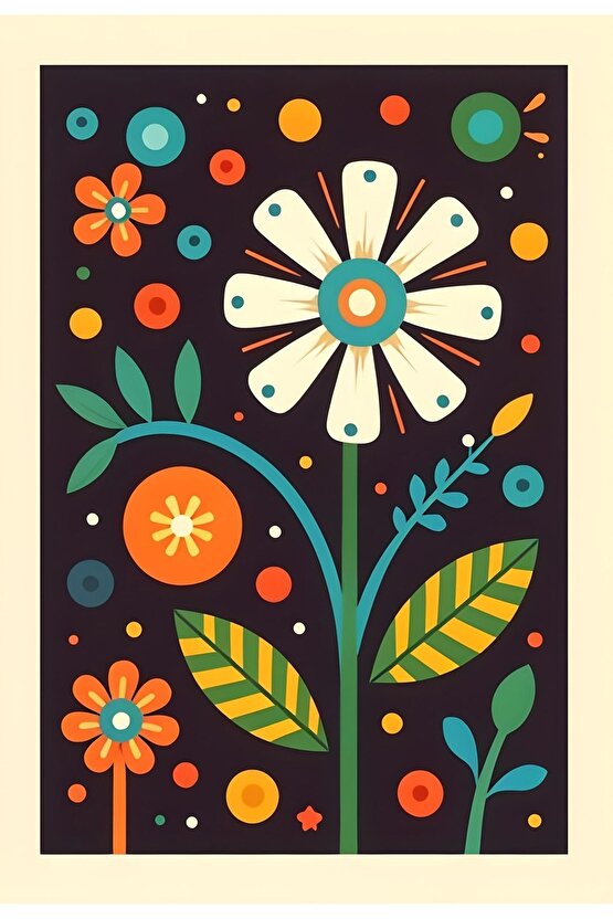 Matisse - Boho - Art Deco - Soyut - Doğa ( 3 lü Çerçevesiz ) Poster - Afiş - Tablo KR2C00933