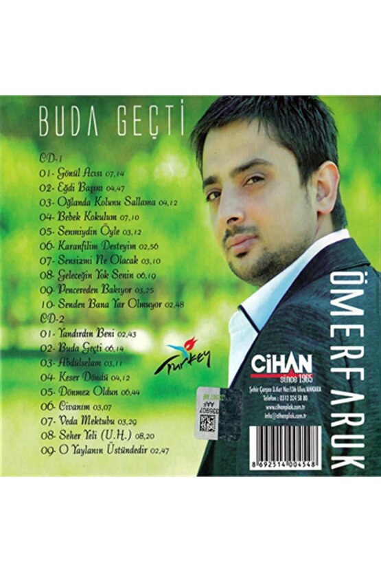 Ömer Faruk - Buda Geçti - CD