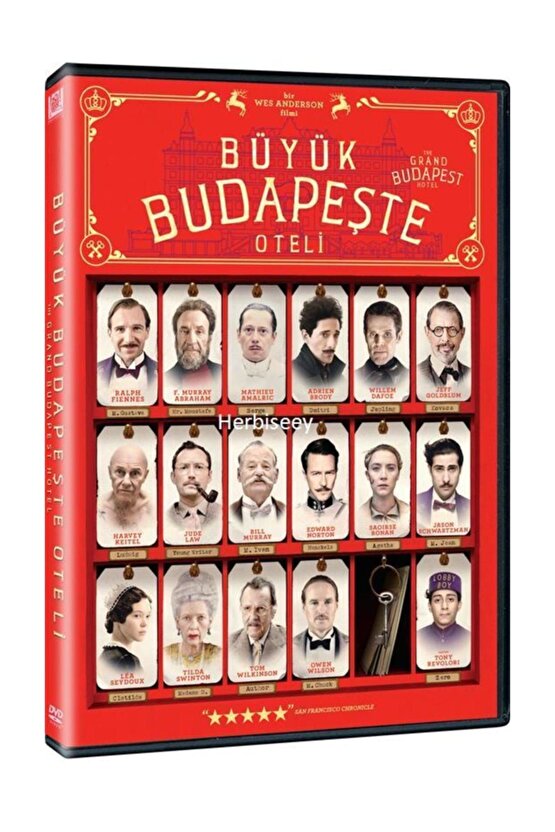 Dvd Büyük Budapeşte Oteli  The Gand Budapest Hotel