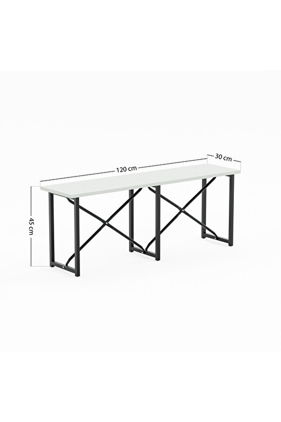 Mutfak Masası Bench Bank 120x60 Masa Set 2 Adet Sandalye Yemek Masası