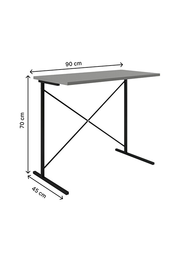 Bilgisayar Masası Çalışma Notebook Laptop Masası Füme 1452