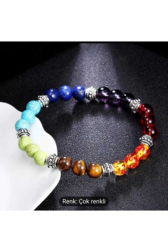 seven chakra energy stene bracelets