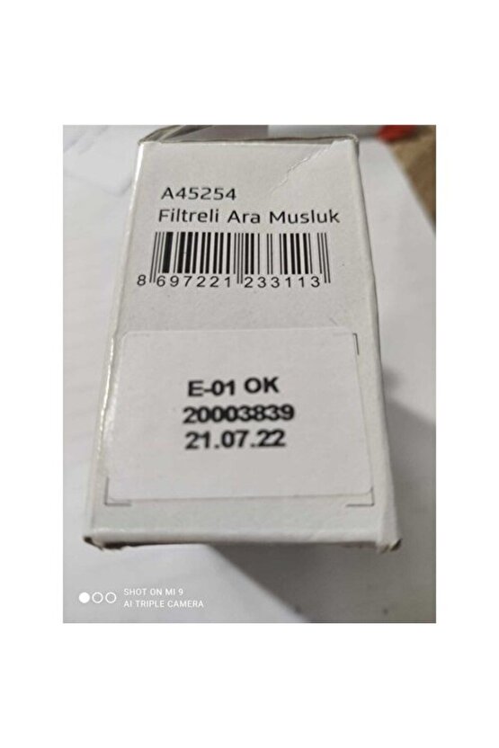 Filtreli Ara Musluk 2 Adet - A45254