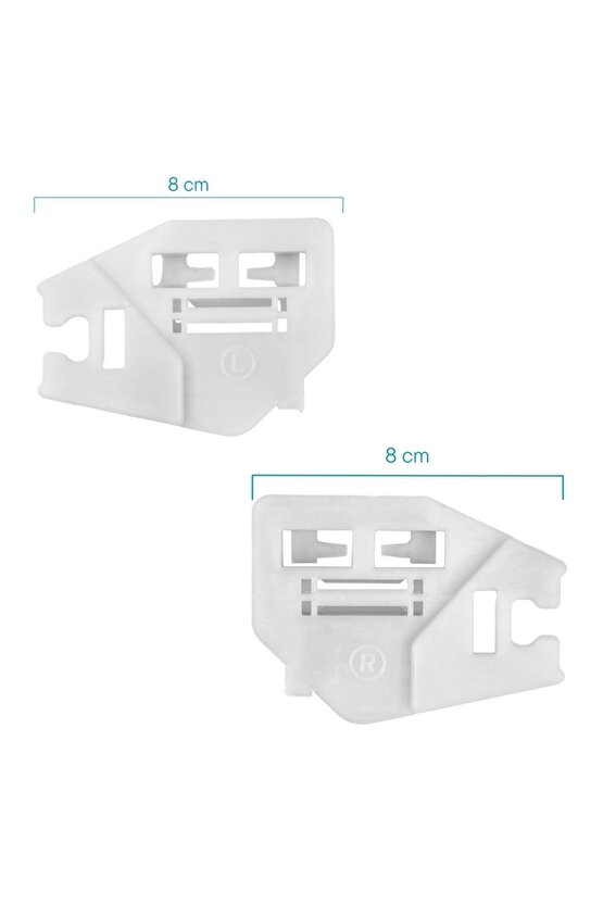 Bmw X5 Serisi E46 Için Arka Cam Kriko Plastiği-sağ-sol-set