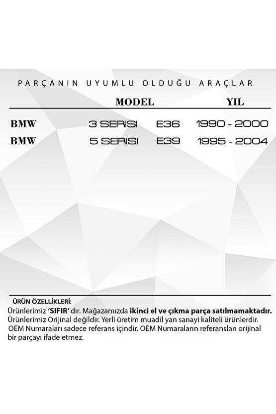 Bmw 3 Serisi E36, 5 Serisi E39 Için Sunroof Tamir Çubuğu