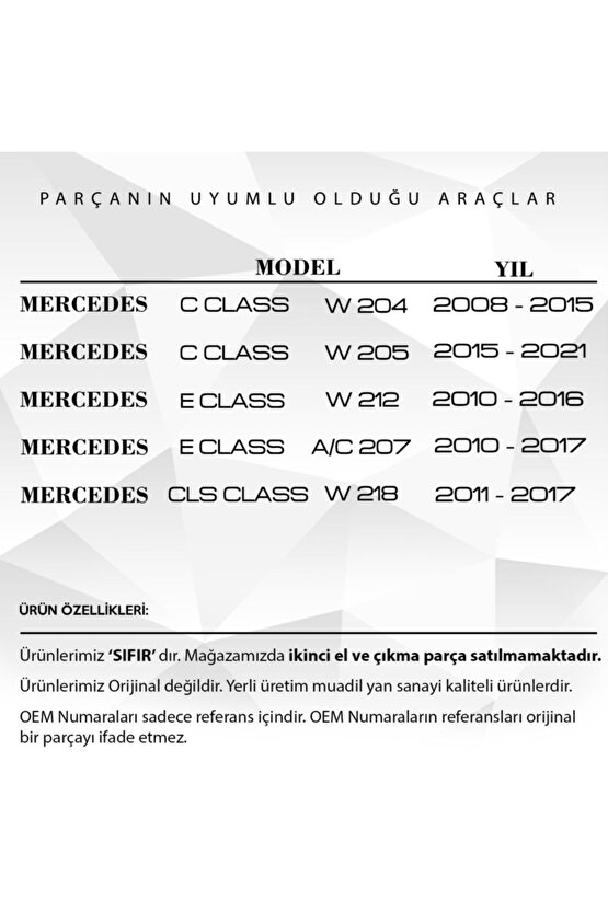 Mercedes C Class W204,w205,w212,w218 Için Sunroof Düğmesi (gri)