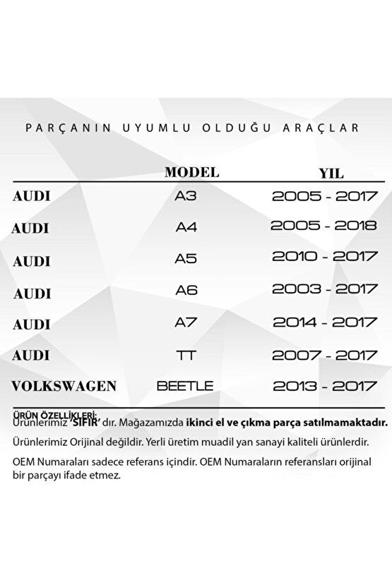 Audi A3,a4,a5,a6,a7,tt Için Bijon Civatası