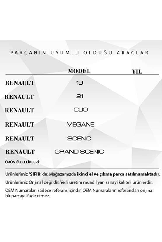 Renault Megane,clio, 19, Dacia Logan Için Tavan Anten Çubuğu - 40 Cm