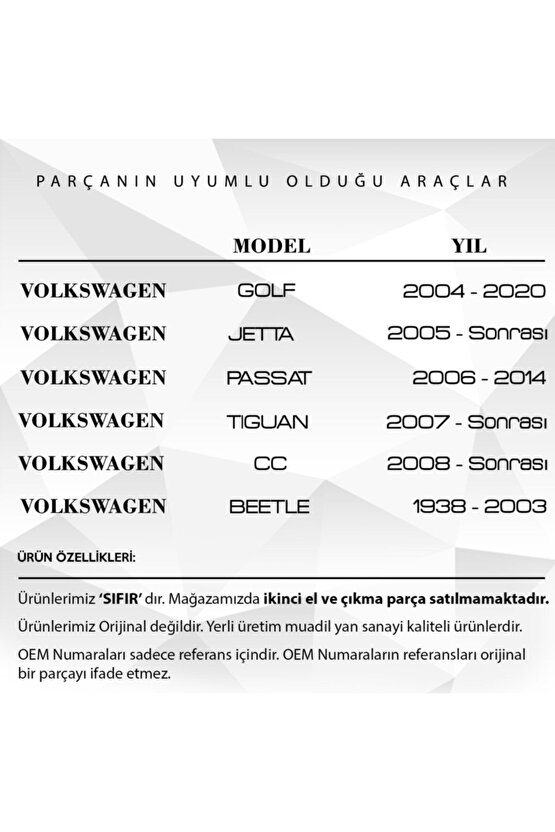 Volkswagen, Audi Ve Seat Için Radyatör Alt Plastiği-1k0121367f