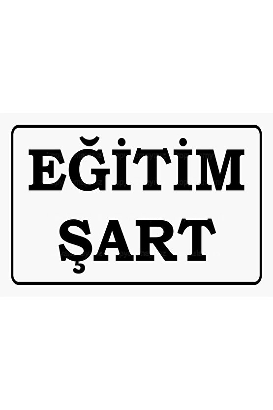 eğitim şart komik atarlı sözler duvar yazıları ev dekorasyon tablo retro ahşap poster