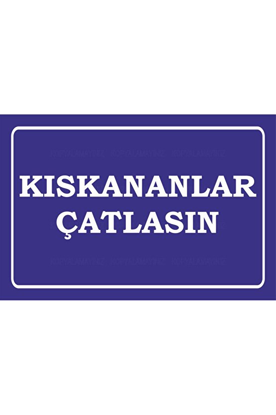 kıskananlar çatlasın komik sözler duvar yazıları ev dekorasyon tablo retro ahşap poster