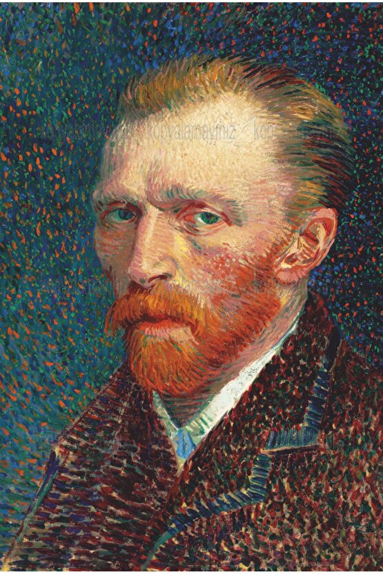 Vincent van Gogh otoportre ünlü ressamlar resimler ev dekorasyon ahşap tablo