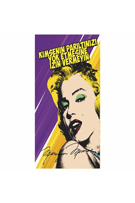 myrlen monroe sözleri ev dekorasyon tablo mini retro ahşap poster