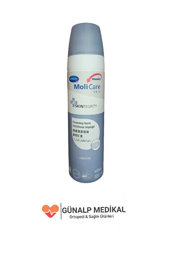 Molicare Skin Temizleme Köpüğü Hasta Bakımı 400ml