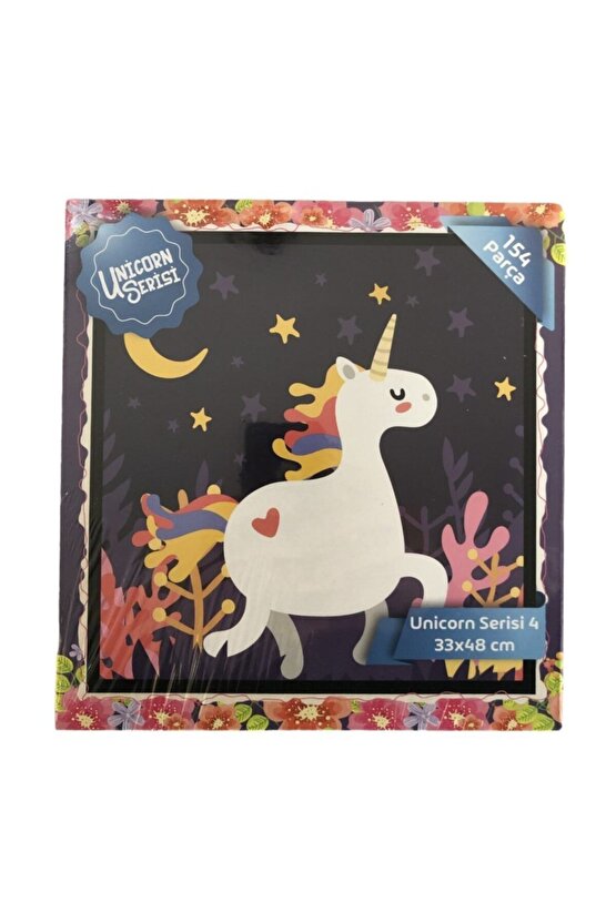 Unicorn Serisi 154 Parça Puzzle Seri 4