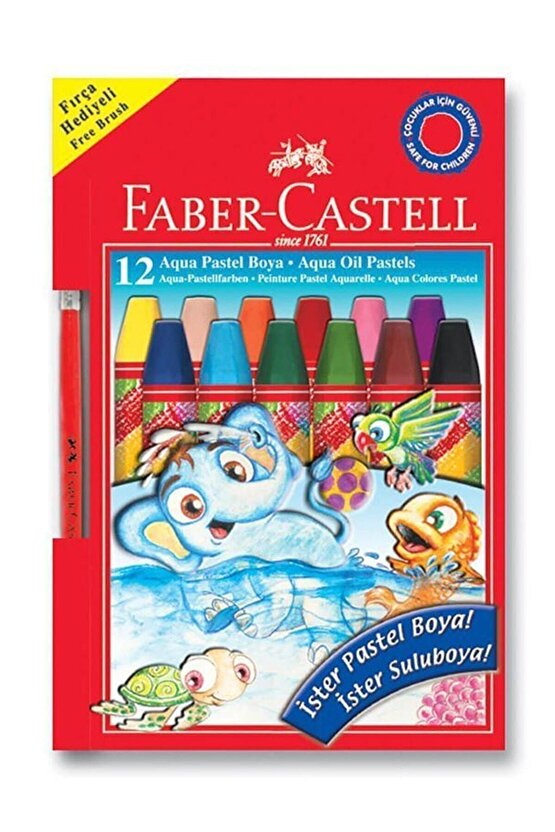 Faber Aqua Pastel Boya 12 Renk 125400 