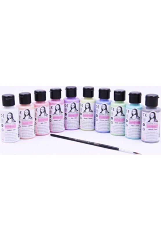 Südor Mona Lisa 10x40ml Chalky Akrilik Boya Fırça Hediyeli - Chalky