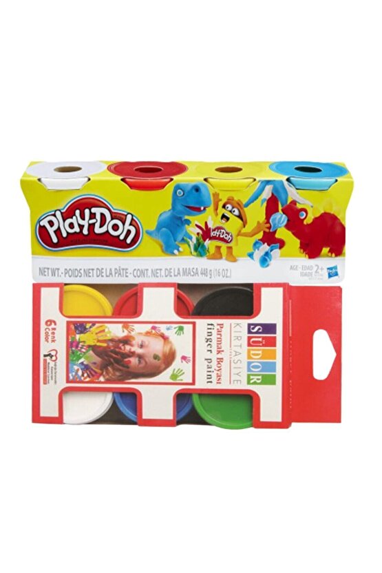 Play-doh Oyun Hamuru, 6lı Parmak Boyası