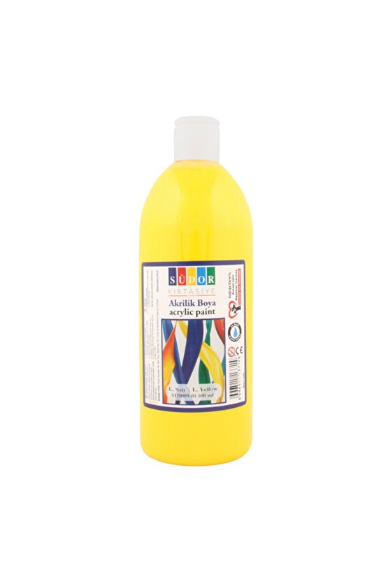 Akrilik Boya 500 ml Limon Sarı Sd1009-01