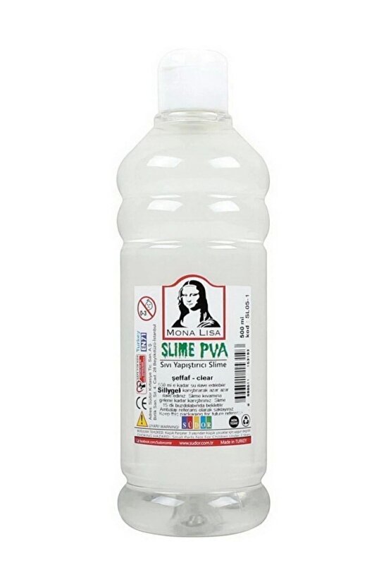 Şeffaf Mona Lisa Slime Jeli 500 ml