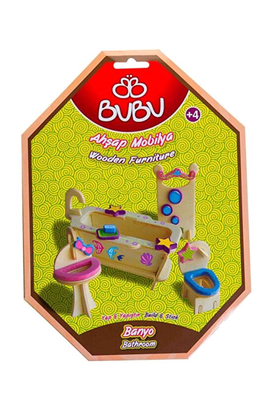 Yap&Yapıştır Ahşap Mobilya Maketi (Banyo) Bbap0038 