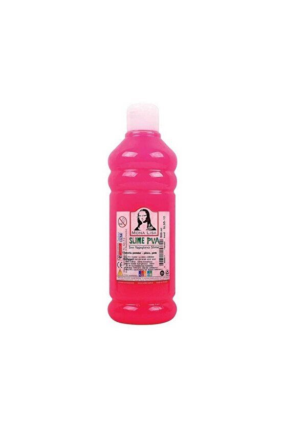 Pembe Mona Lisa Fosforlu Slime Jeli 500 ml