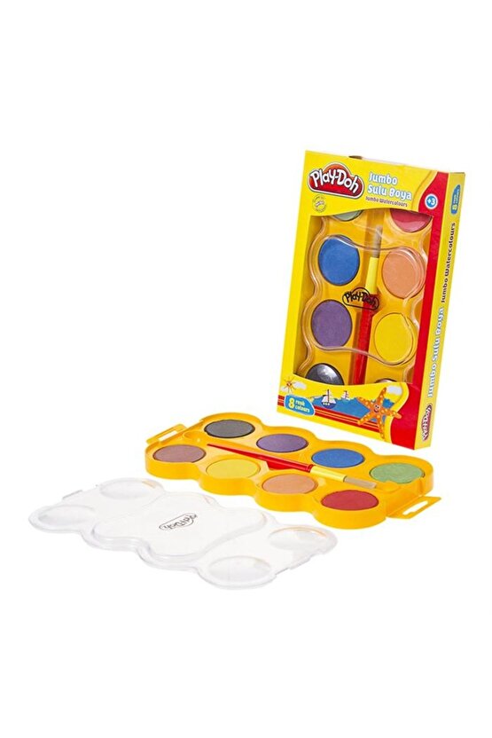 Play-doh 8 Renk Jumbo Sulu Boya 40 Mm Su005