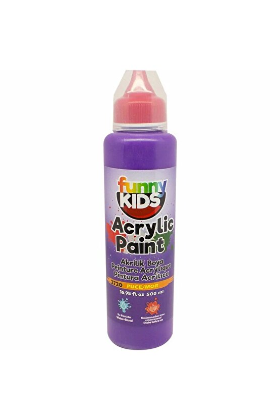 Funny Kids Akrilik Boya 500ml - 2720 Mor