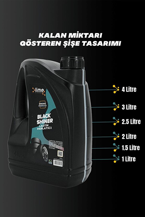 Araç Oto Lastik Parlatıcı Islak Görünüm Ultra Parlaklık - 4 Lt.