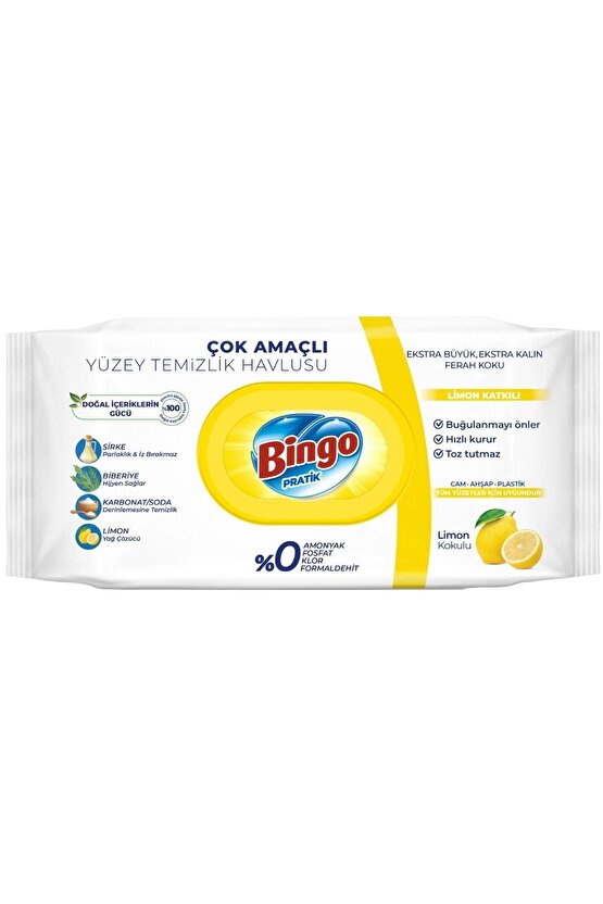 Clean Yüzey Temizlik Havlusu (KARMA 3 LÜ SET) (BEYAZ SABUNLİMON KOKULULAVANTA KOKULU)