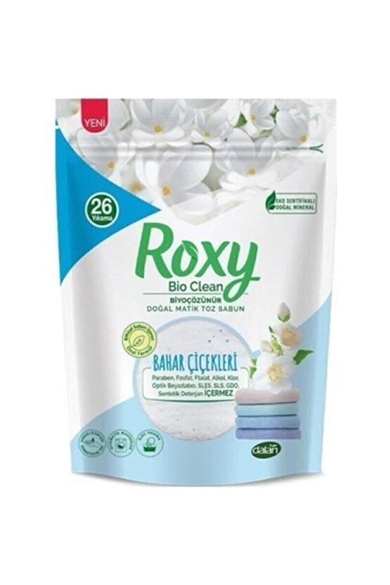 Roxy Bio Clean Matik Toz Sabun Bahar Çiçekleri 800 gr