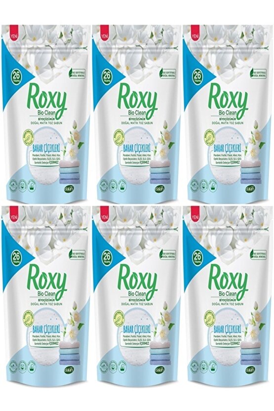 Roxy Bıoclean Matik Bahar Çiçekleri 6x800gr