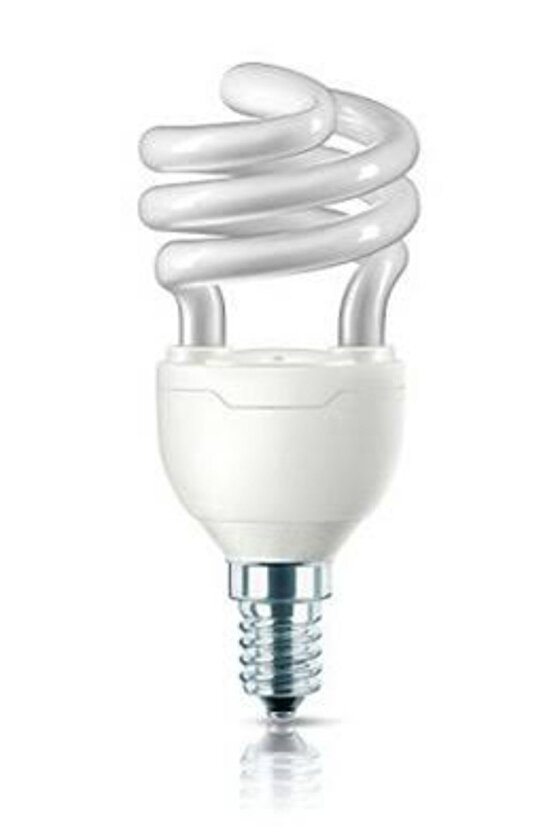 8watt=45watt E14 Duylu 2700kelvin Sarı Işık 500lümen Tsarruflu Spiral Ampul A Enerji