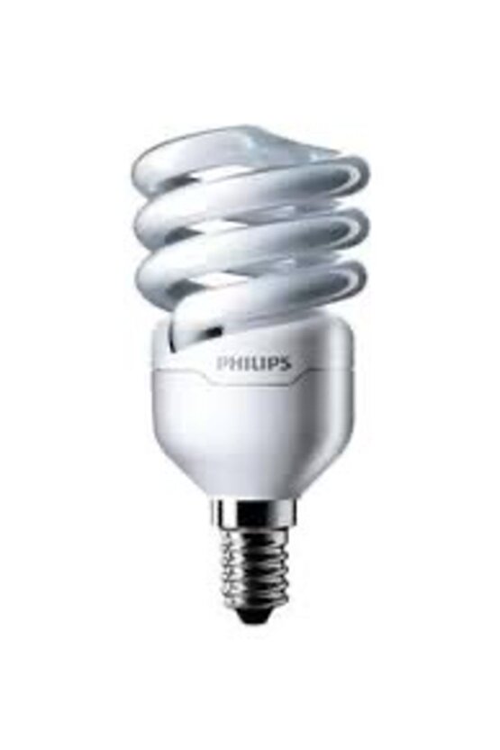 12W=60W Mini Spiral Kıvrık Tasarruflu Ampul-E14 DuySarı Işık-2700K741 Lumen