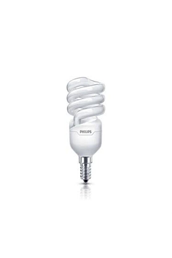 12W=60W Mini Spiral Kıvrık Tasarruflu Ampul-E14 DuySarı Işık-2700K741 Lumen