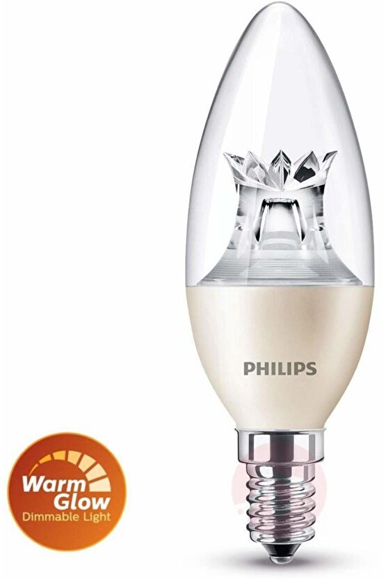 Phılıps Led 4w=25we14250 Lumendim Edilebilir2200k-2700kb38warm Glow