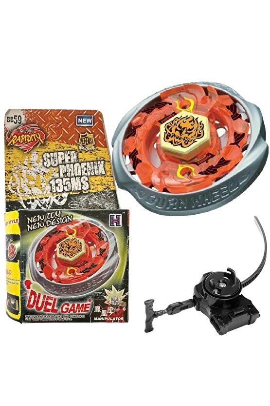 BB59 BEYBLADE METAL FUSION Burn Fireblaze Phoenix TOPAÇ HEDİYE OYUNCAK