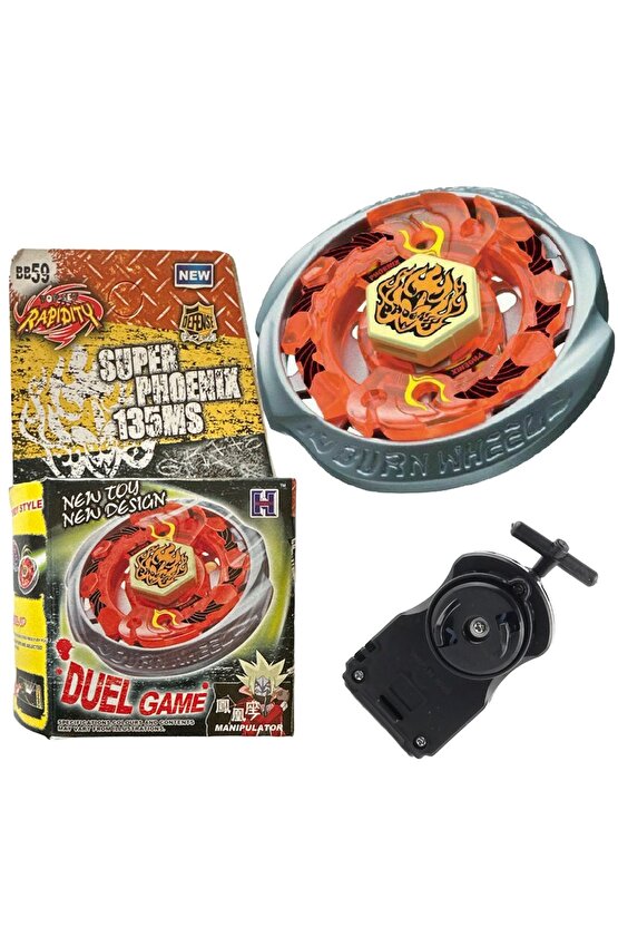 BB59 BEYBLADE METAL FUSION Burn Fireblaze Phoenix TOPAÇ HEDİYE OYUNCAK