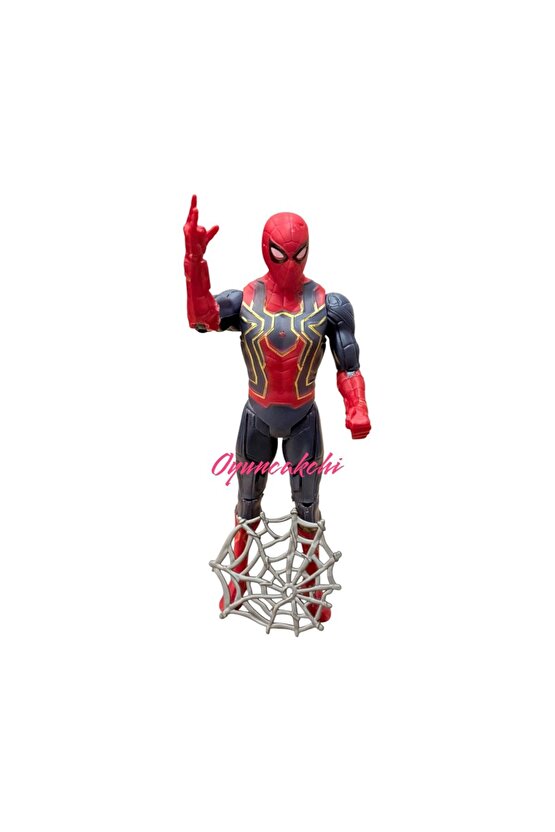 Spiderman,İronman,Batman,Yeşil Hulk,Kaptan Amerika 5li Avengers 19 Cm Işıklı