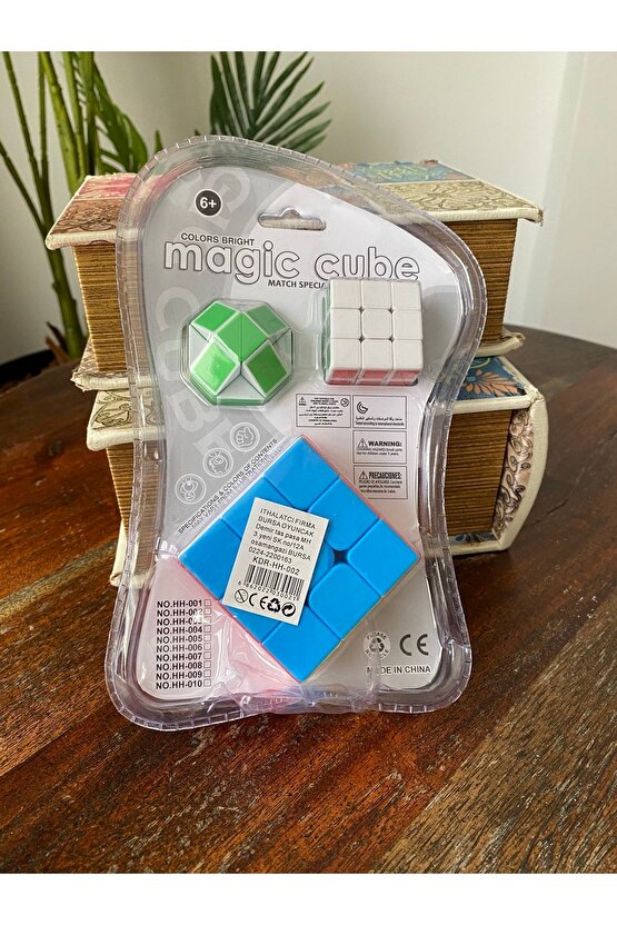 3 Lü Zeka Küpü Magic Cube Zeka Oyunu