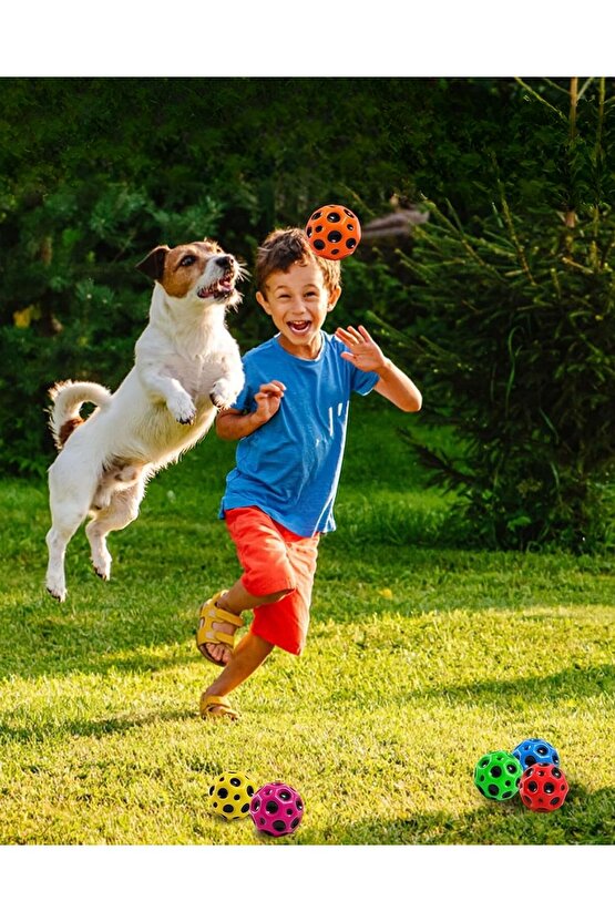 Ay Şeklinde Yükseğe Zıplayan Işıklı Top Süper Uzay Topu Stres Topu Bouncer Ball 1 Adet