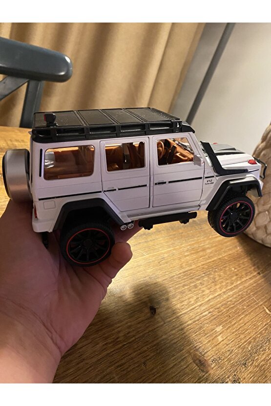 G65 METAL 1:24 6 KAPI ACILIR METAL SESLİ IŞIKLI ÇEK BIRAK MODEL KOLEKSİYON ARABASI