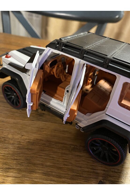 G65 METAL 1:24 6 KAPI ACILIR METAL SESLİ IŞIKLI ÇEK BIRAK MODEL KOLEKSİYON ARABASI