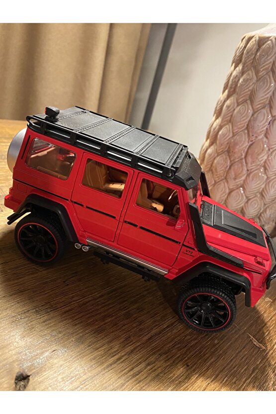 G65 METAL 1:24 6 KAPI ACILIR METAL SESLİ IŞIKLI ÇEK BIRAK MODEL KOLEKSİYON ARABASI