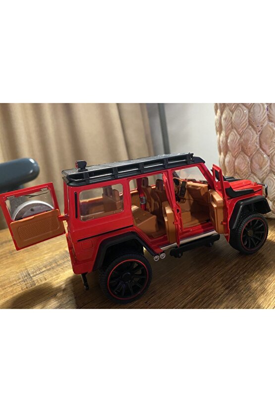 G65 METAL 1:24 6 KAPI ACILIR METAL SESLİ IŞIKLI ÇEK BIRAK MODEL KOLEKSİYON ARABASI