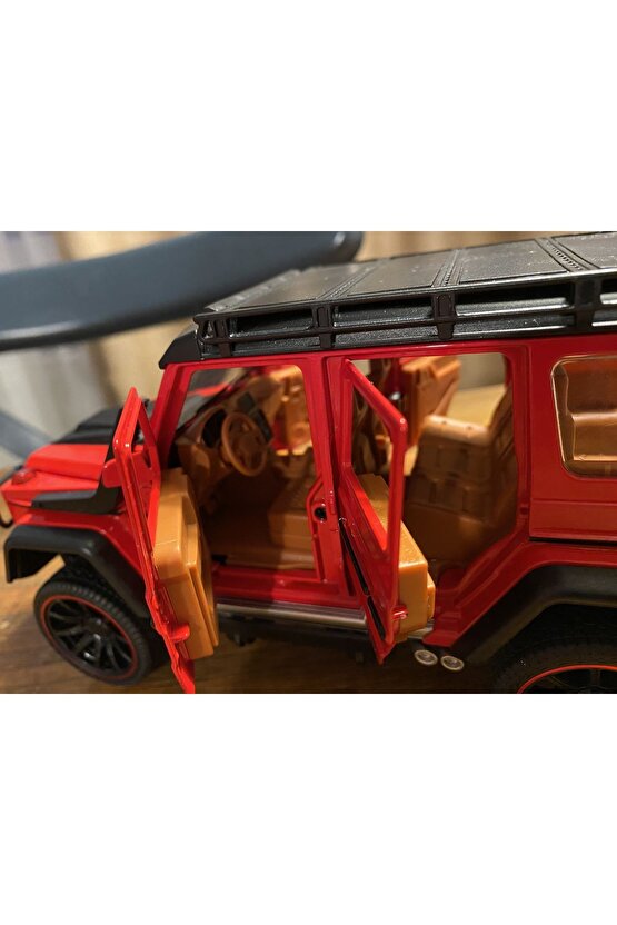 G65 METAL 1:24 6 KAPI ACILIR METAL SESLİ IŞIKLI ÇEK BIRAK MODEL KOLEKSİYON ARABASI