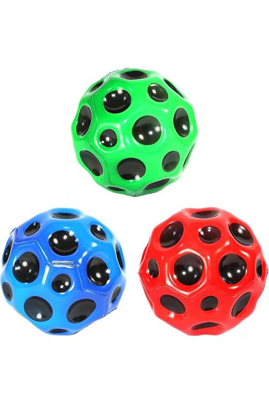 Zıplayan Top Moon Ball 3 Yaş Ve Üzeri Çocuklar Için Boyut: 6,3 Cm Kedi Köpek Oyuncağı