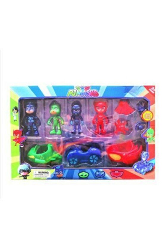 Oyuncak Pijamaskeliler 3 Arabalı Ve 4 Aksesuarlı Set Oyuncak Pjmasks Figür Ve Arabaları Scntoys