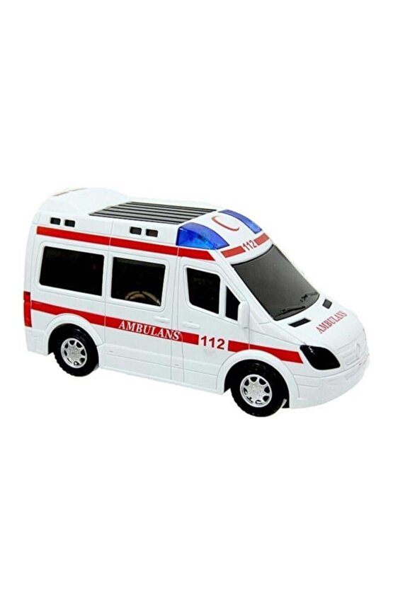 Işıklı Sesli Pilli Ambulans