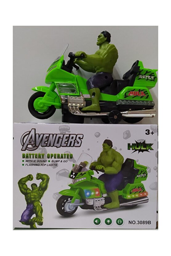 Pilli Hulk Motor Işıklı Sesli